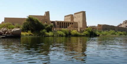 Impressive temple complex, raised from the waters backing up from the Aswan Dam