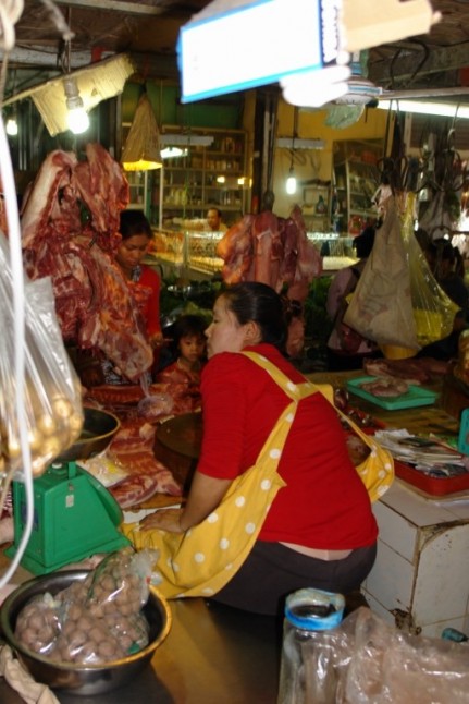 Fresh Meat - Cambodian Market
