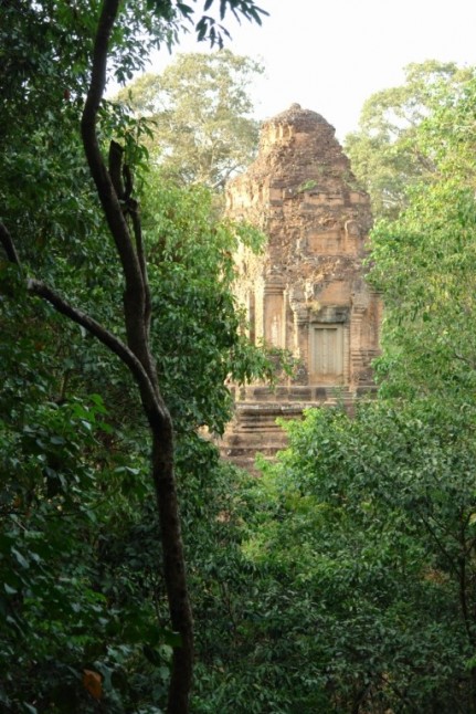 Ruined Temple in Jungle near Angkor Wat