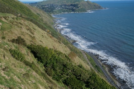 View from end of Stage Two - from here you must return to Paekakariki.